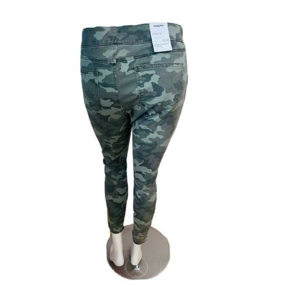 Sonoma Jeggings Jeans Camo Stretch Ultrasoft 18W - Picture 5 of 8
